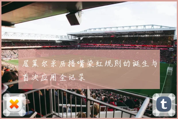 居莱尔亲历捂嘴染红规则的诞生与首次应用全记录